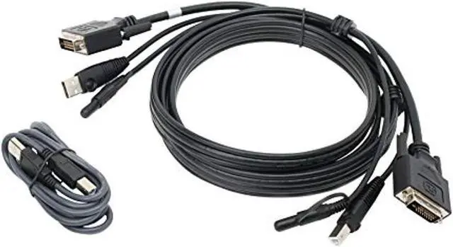 Alt view image 2 of 6 - IOGEAR G2L703UTAA3 10 Ft. DVI, USB KVM Cable Kit with Audio (TAA)