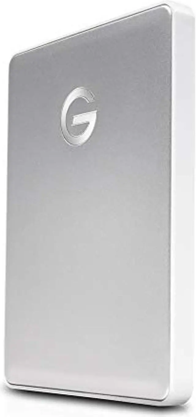 Alt view image 7 of 20 - G-Technology 2TB G-DRIVE mobile USB-C Portable External Hard Drive, USB 3.1 Gen 1, Silver (0G10339)