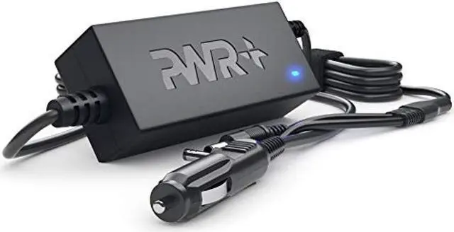 Main image of pwr+ car charger for toshiba satellite radius fusion click pro 2: ul listed extra long replacement power cord pa5192u-1aca pa37