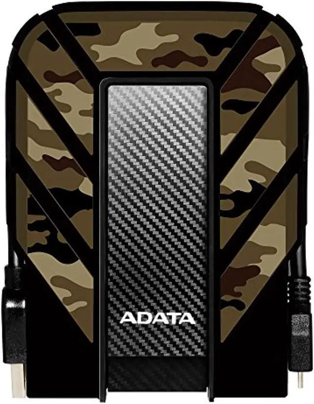 Main image of adata hd710m pro 2 tb usb 3.1 rugged waterproof/dustproof/shockproof external hard drive, camouflage (ahd710mp-2tu31-ccf)