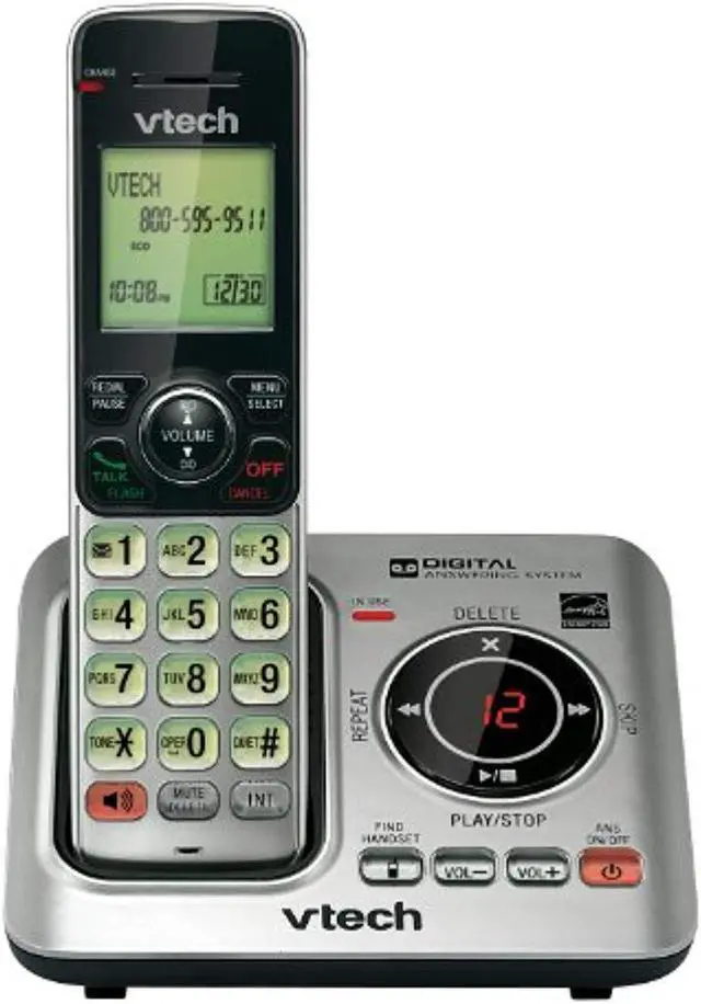Main image of vtech cs6629 dect 6.0 1-handset cordless answering system
