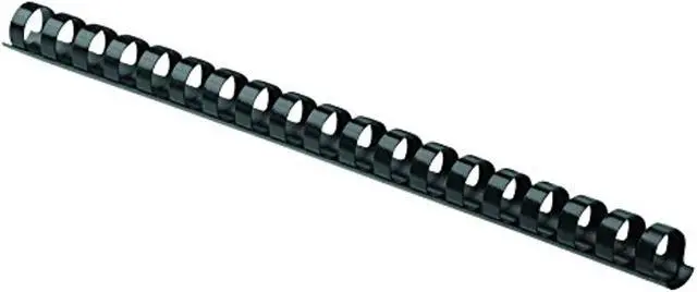 Alt view image 3 of 4 - Fellowes Plastic Comb Binding Spines, 3/8 Inch Diameter, Black, 55 Sheets, 100 Pack (52325)
