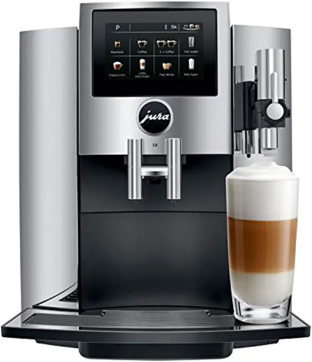 Main image of jura s8 automatic coffee machine, chrome