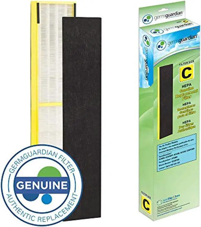 Alt view image 5 of 7 - GermGuardian FLT5000 True HEPA GENUINE Replacement Filter C