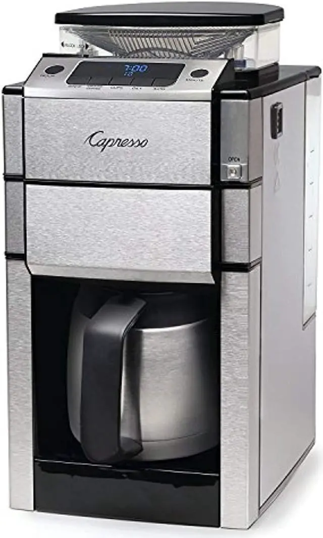 Alt view image 3 of 15 - Capresso 488.05 Team Pro Plus Thermal Carafe Coffee Maker, Silver