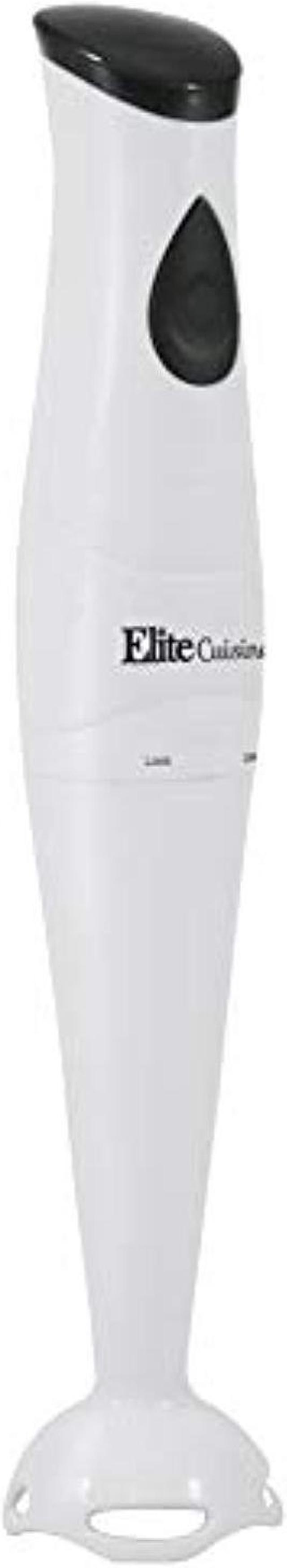 Elite Cuisine Ehb-2425x White Hand Blender with Detachable
