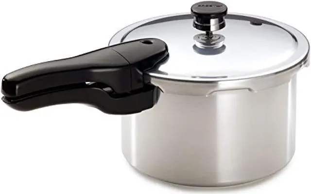 Main image of presto 01241 4-quart aluminum pressure cooker