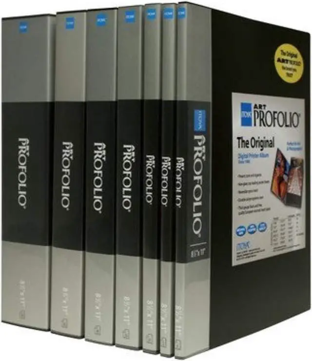 Alt view image 3 of 6 - Itoya IA12860 8.5 in. x 11 in. Art Profolio The Original Presentation Books 60 Page