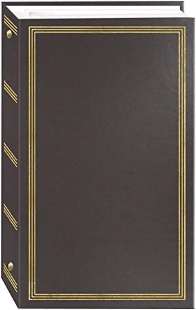 Main image of 3-ring photo album 300 pockets hold 4x6 photos, gray