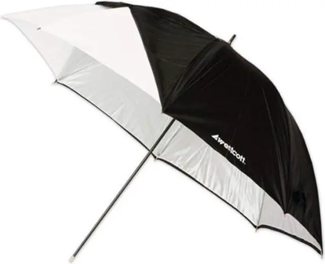 Alt view image 8 of 18 - Westcott 45" Optical White Satin with Removable Black Cover