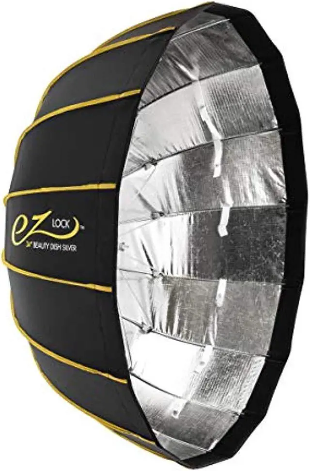 Alt view image 2 of 9 - Glow EZ Lock Collapsible Silver Beauty Dish (34") #EZ-BD-34S