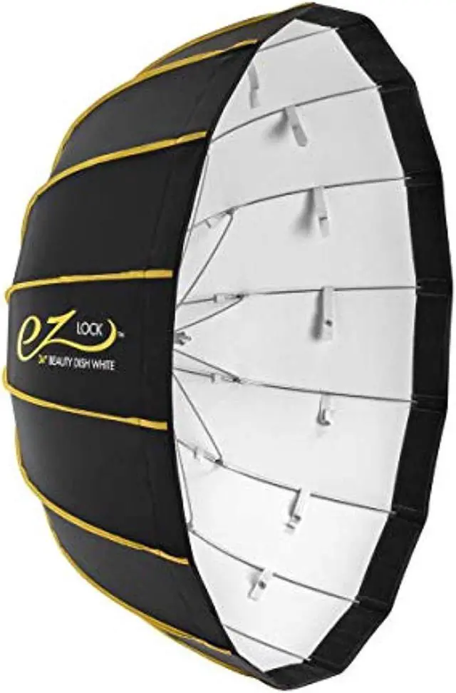 Alt view image 2 of 9 - Glow EZ Lock Collapsible White Beauty Dish (34") #EZ-BD-34W