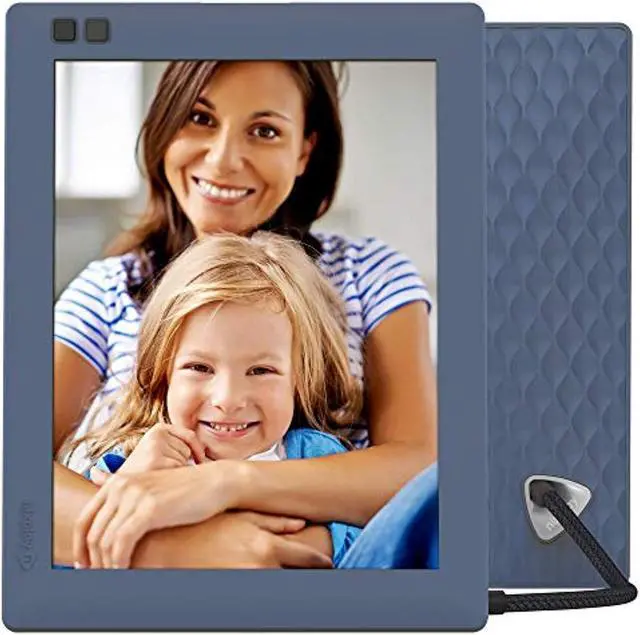 Alt view image 7 of 7 - Nixplay Seed 8 Inch WiFi Digital Photo Frame - Blue