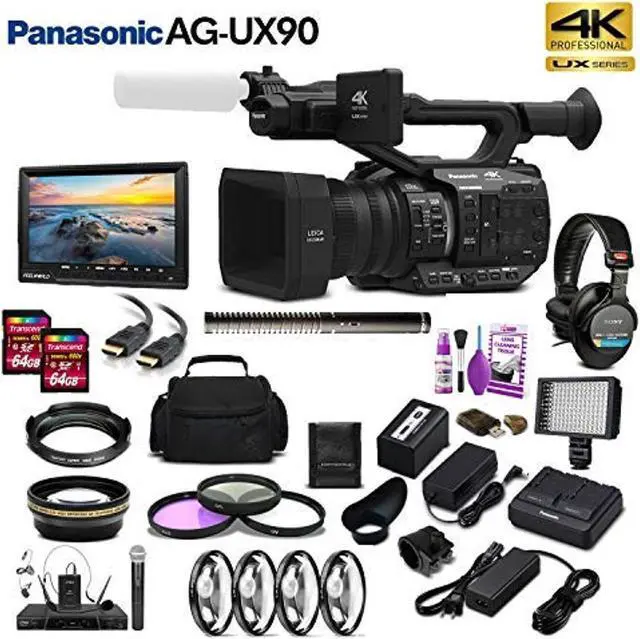 Alt view image 3 of 5 - Panasonic 4K/HD Professional Camcorder (PJ) Movie Maker Bundle