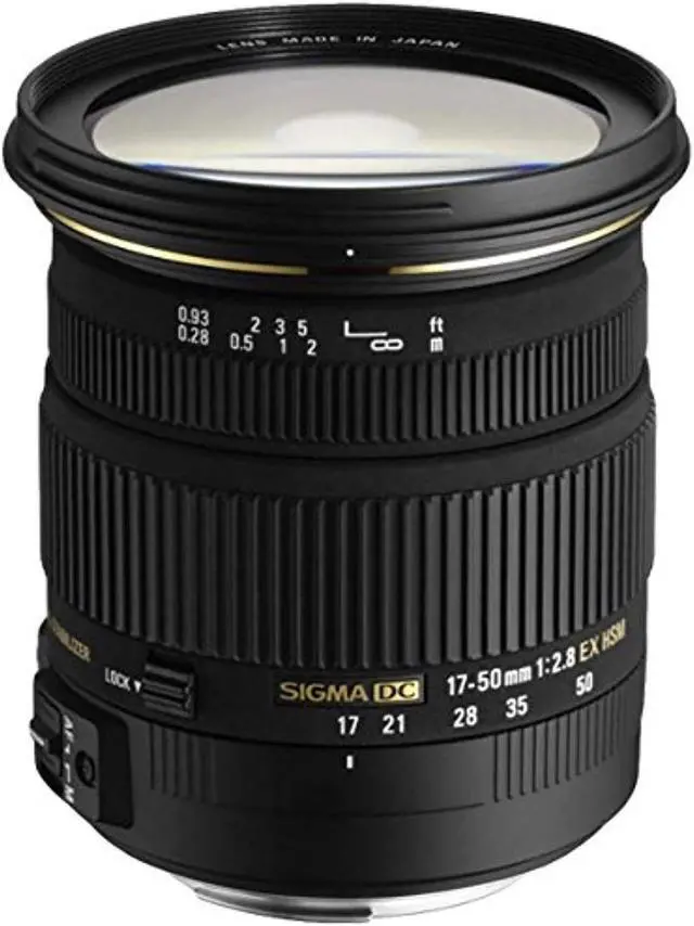 Alt view image 8 of 17 - Sigma 17-50mm f/2.8 EX DC OS HSM FLD Large Aperture Standard Zoom Lens for Nikon Digital DSLR Camera