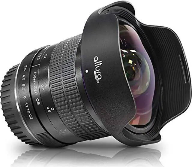 Alt view image 2 of 3 - Altura Photo 8mm f/3.0 Professional Ultra Wide Angle Aspherical Fisheye Lens for CANON EOS 70D 77D 80D Rebel T7i T6i T6s T6 T5i T5 T4i T3i SL2 DSLR Cameras