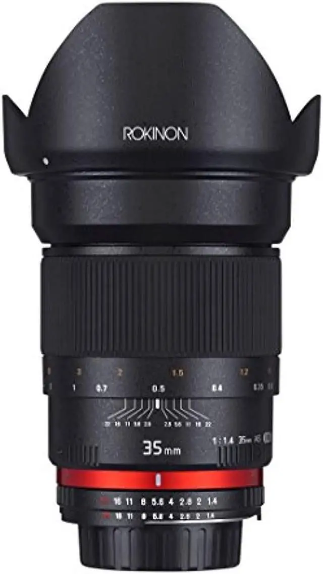 Alt view image 14 of 17 - Rokinon 35mm f/1.4 Aspherical Wide Angle Lens (for Sony Alpha E-Mount Cameras)