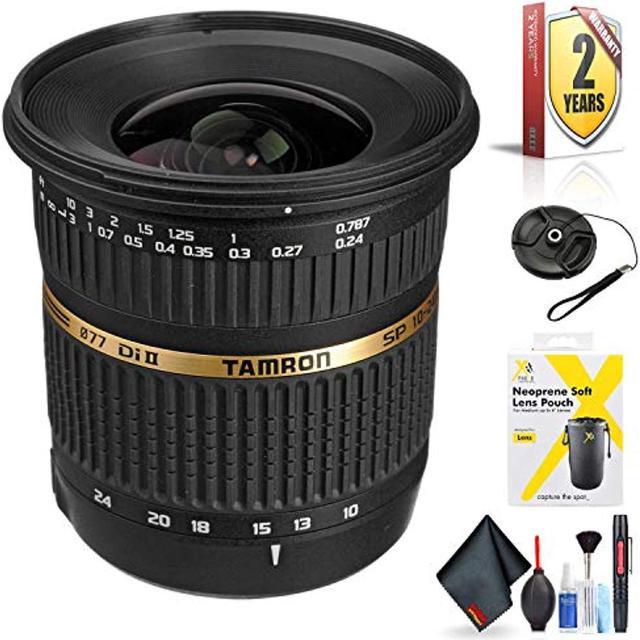 tamron sp af 10-24mm f / 3.5-4.5 di ii zoom lens for sony dslr cameras for  sony a mount + accessories (international model with