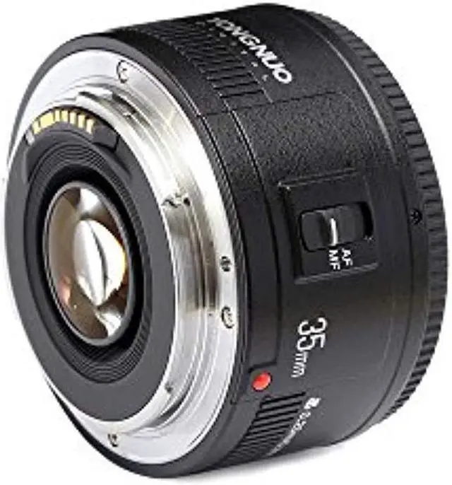 Main image of yongnuo yn35mm f2 lens 1:2 af/mf wide-angle fixed/prime auto focus lens for canon ef mount eos camera