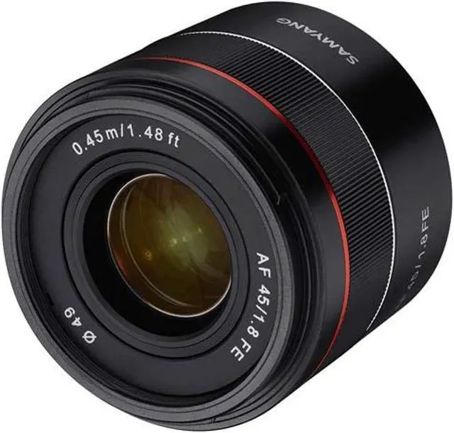 Alt view image 6 of 7 - Samyang 45mm f/1.8 AF Ultra Compact Lens for Sony E Mount #SYIO45AF-E