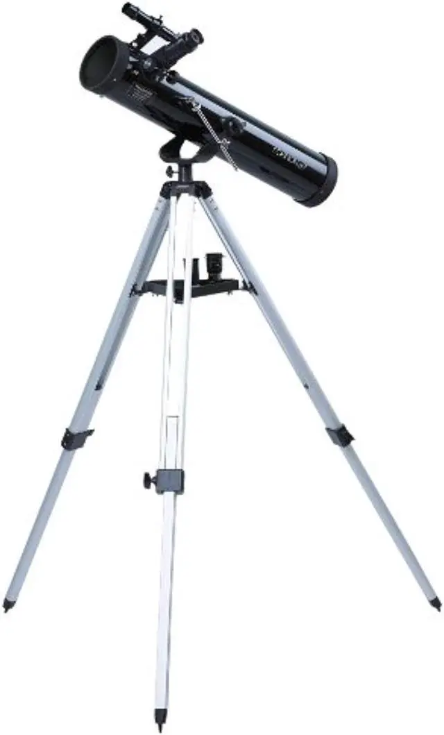 Main image of coleman 700 x 76mm reflector telescope with tripod (black)