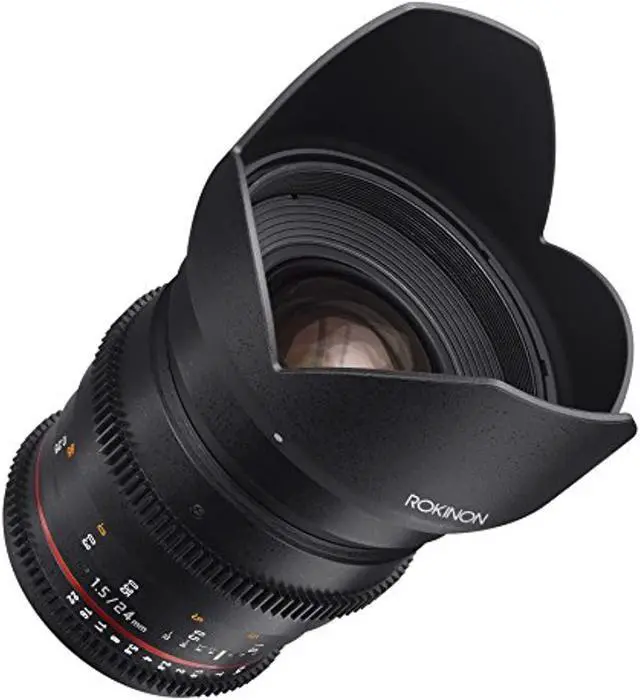 Alt view image 10 of 20 - Rokinon 24mm T1.5 Cine Wide Angle Lens for Canon EF Mount #DS24M-C