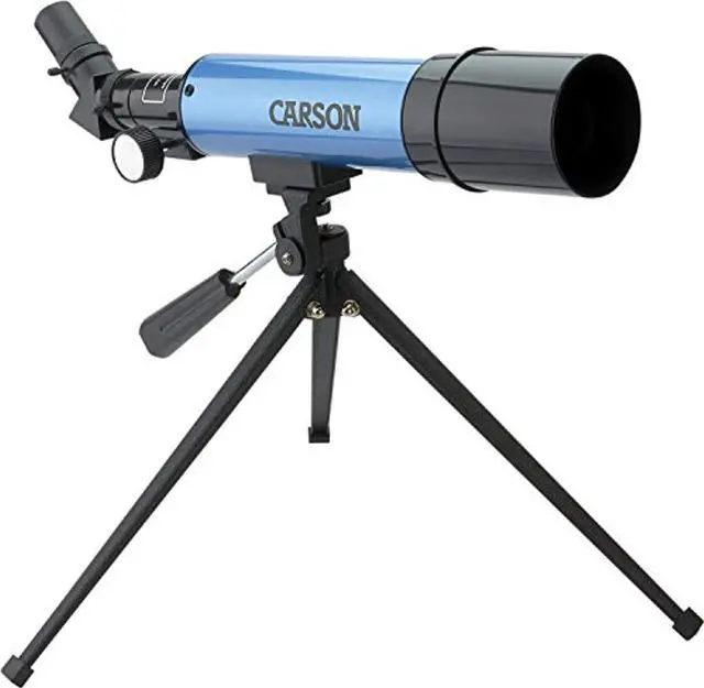 Main image of carson aim refractor type 18x-80x power telescope with tabletop tripod (mtel-50)