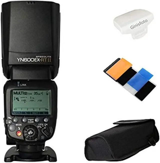 Main image of yongnuo updated yn600ex-rt ii flash speedlite for canon's 600ex-rt/st-e3-rt wireless signal camera, master,usb firmware upgrade