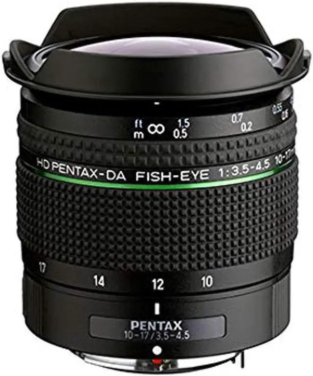Main image of hd pentax-da fish-eye 10-17mm f3.5-4.5 ed ultra wide angle zoom lens compact and lightweight diagonal fisheye lens for k-1 ii k