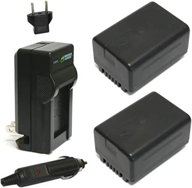 Alt view image 5 of 7 - Wasabi Battery and Charger Kit for Panasonic VW-VBT190