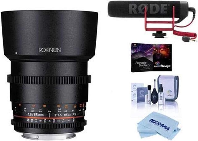 rokinon 85mm t1.5 cine ds aspherical lens for micro four thirds