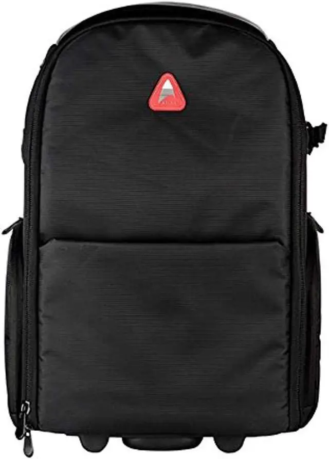 Alt view image 9 of 12 - Vivitar Series 1 Trolley DSLR Camera Backpack Case with Wheels (Black)