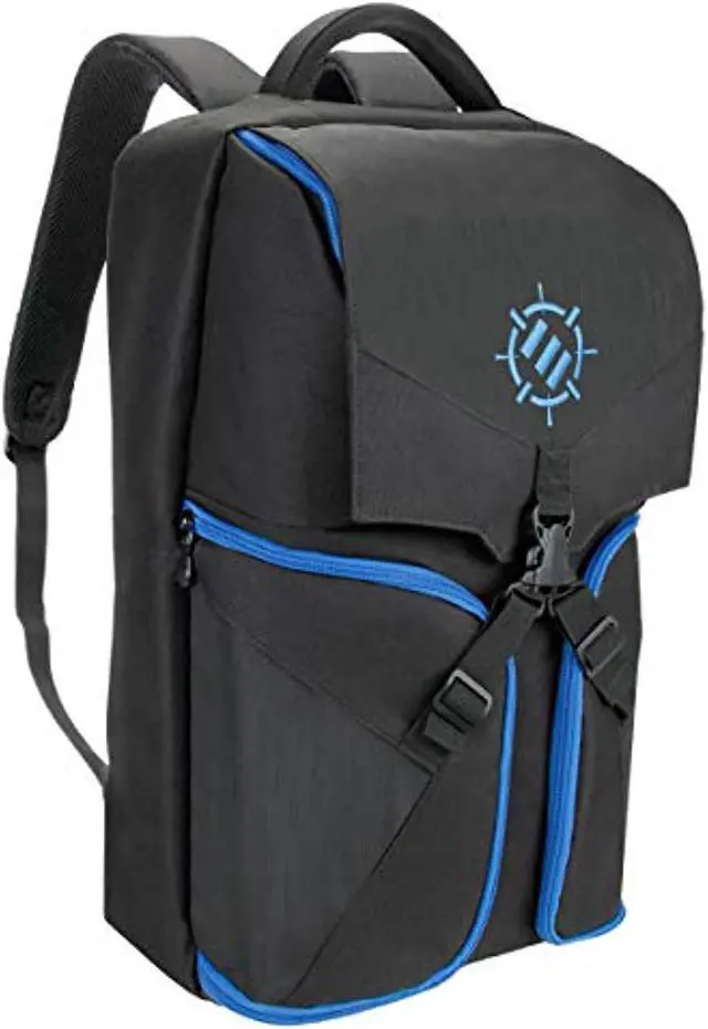 Alt view image 7 of 9 - ENHANCE Universal Console Laptop Gaming Backpack for PS4 Pro , Xbox One & Computers - Gear Arsenal Storage for Controllers, Headsets, Games, Mice, Keyboards & Accessories - Essential eSports Gear