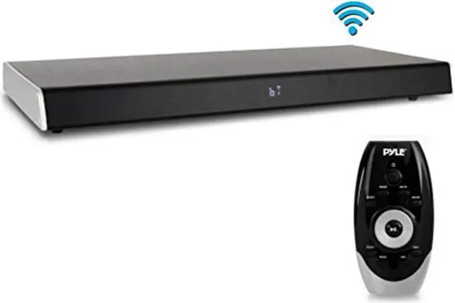 Alt view image 2 of 3 - surround sound tv sound bar  bluetooth compatible wireless soundbar for tv w/built in subwoofer speaker  television sound bar system w/lcd/optical audio/rca/aux/usb/coaxial  pylehome psbv620bt.5