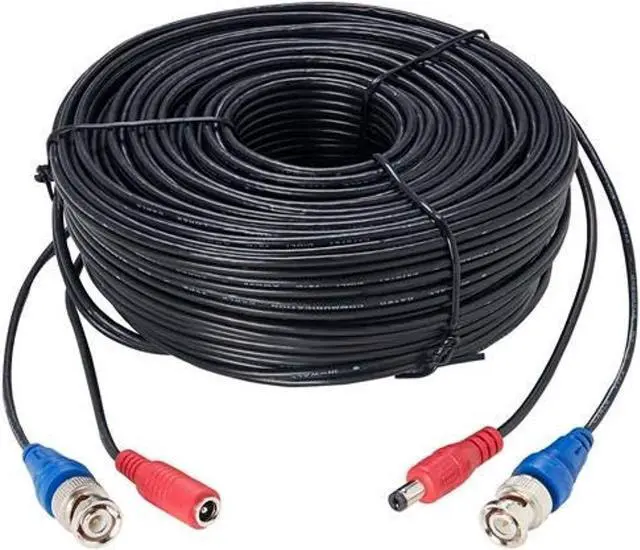 Alt view image 7 of 20 - Lorex 100 ft Premium 4K RG59/Power Accessory Cable