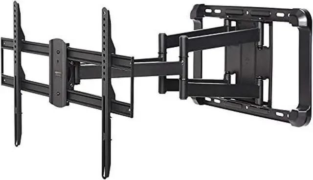 Main image of basics longer extension dual arm full motion tv mount, 37-inch to 80-inch