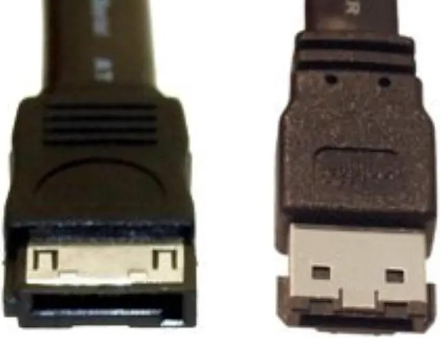 Alt view image 2 of 2 - SataGear 6ft. SATA I to SATA III eXternal Cable eSATA type I to SATA type L