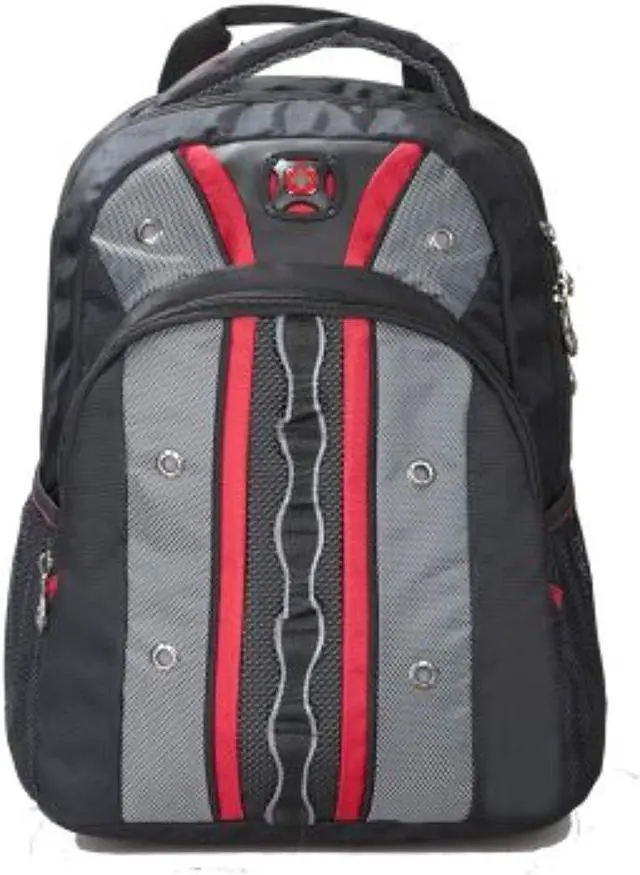 Alt view image 4 of 4 - Wenger SwissGear VALVE 16" Laptop Notebook Computer & iPad Ready Backpack - Red