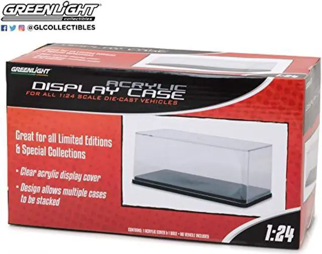 Main image of greenlight collectibles 1:24 acrylic display case, clear