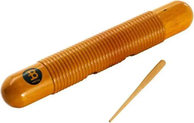 Alt view image 4 of 6 - Meinl GU1AM Wood Guiro with Scraper Amber