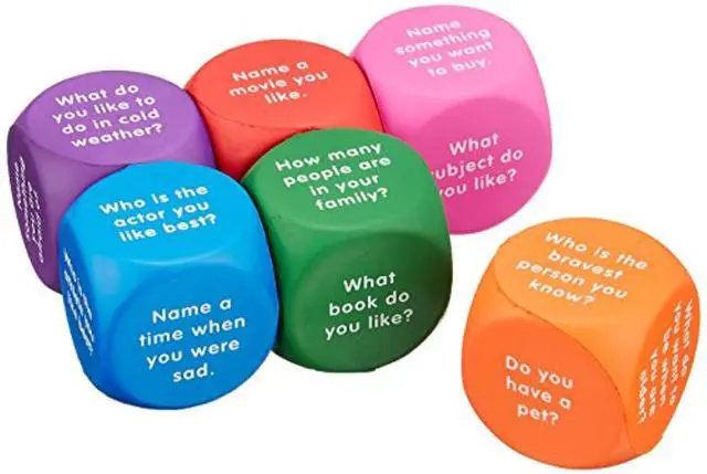 Alt view image 4 of 5 - Learning Resources Conversation Cubes 7300