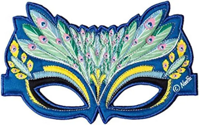 Alt view image 3 of 5 - Peacock Mask - Dress-Up by Douglas Cuddle Toys (50799)