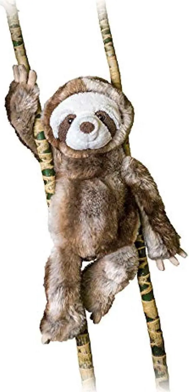 Alt view image 3 of 5 - Mary Meyer FabFuzz SlowMo Sloth Soft Toy Friend, 13"