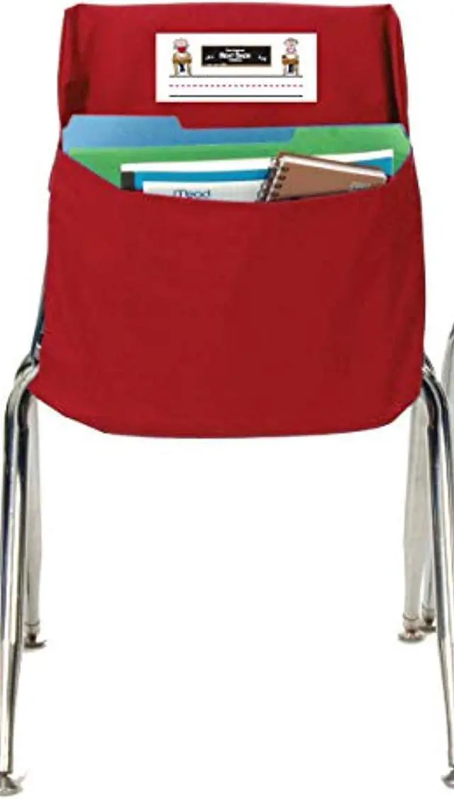 Main image of seat sack storage pocket, standard, 14 inches, red