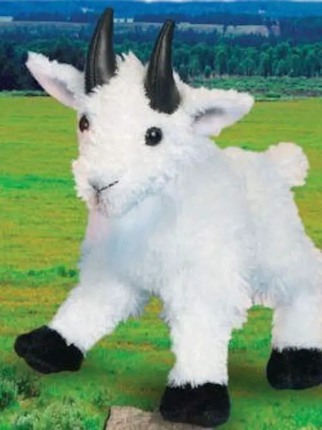 Alt view image 6 of 9 - Maggie Mountain Goat 8" Plush By Douglas Cuddle Toys