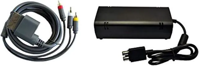 Alt view image 4 of 5 - XBox 360 Slim Parts Bundle - Power Adapter and AV Cable - by Mars Devices