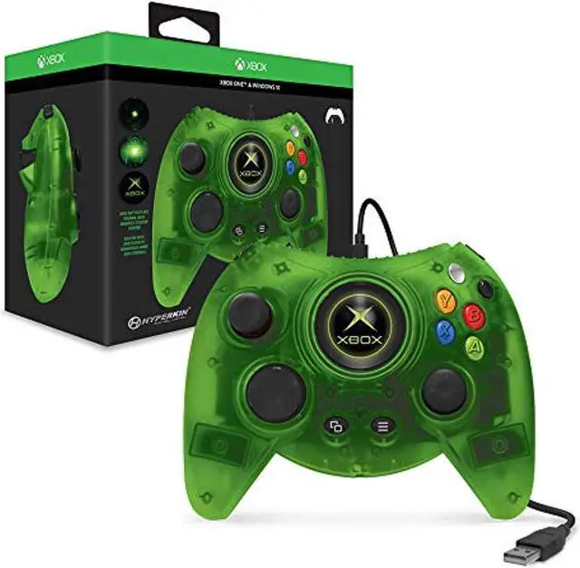 Alt view image 5 of 6 - hyperkin duke wired controller for xbox one/ windows 10 pc green limited edition officially licensed by xbox