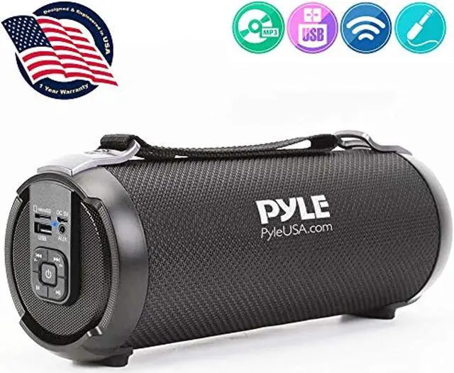Main image of wireless portable bluetooth boombox speaker - 100 watt rechargeable boom box speaker portable music barrel loud stereo system w