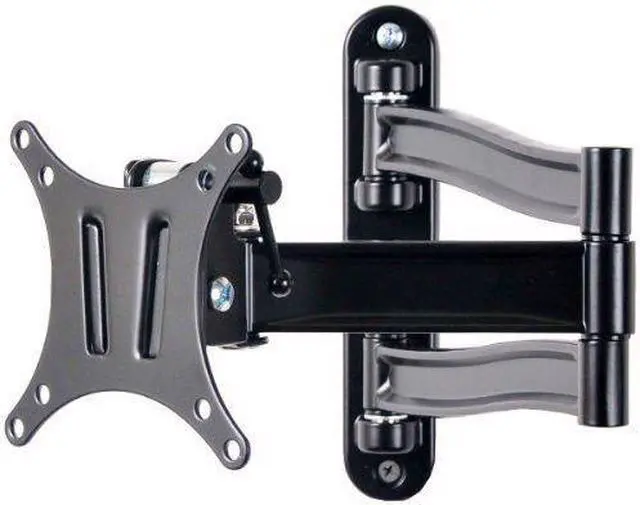 Alt view image 6 of 7 - VideoSecu Articulating Arm TV Wall Mount Tilt Swivel Full Motion Bracket for most 15 16 17 19 20 22 23 24 26 27 inch Monitor LCD LED 3D HDTV Flat Panel Screens - VESA 75/100mm A28