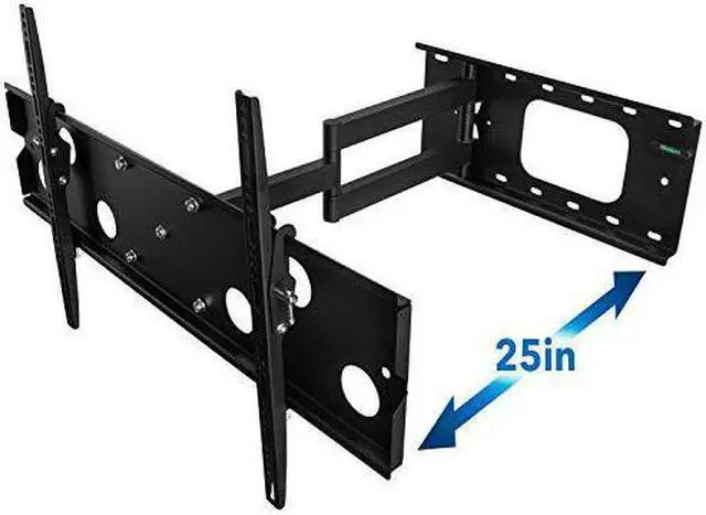 Alt view image 8 of 10 - Mount-It! Full Motion TV Mount | Fits 32"-60" TVs | Heavy Duty 175 lb Weight Capacity